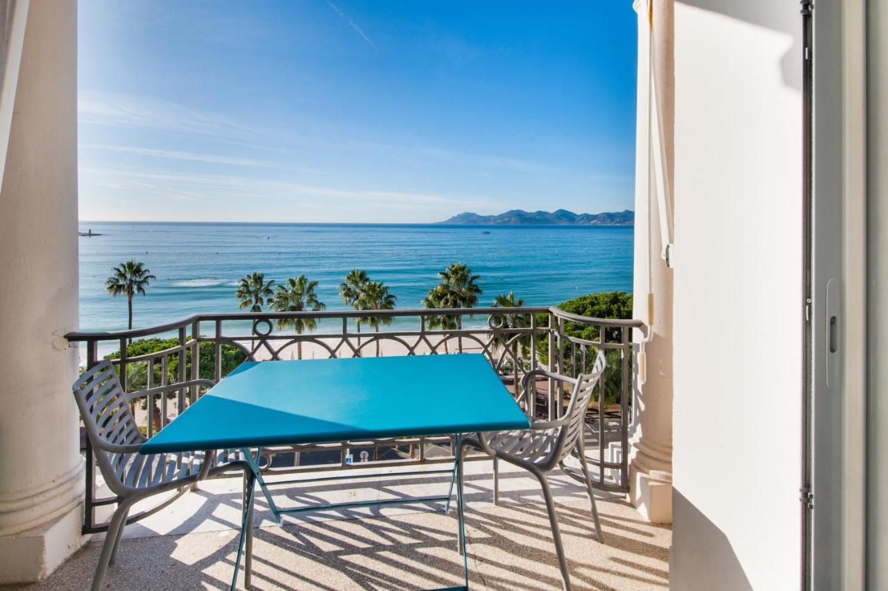 Palais Miramar - Suite Blue Room - Vue Mer -Croisette Emplacement Unique - 20M Plage - Wifi - Clim Κάννες Εξωτερικό φωτογραφία