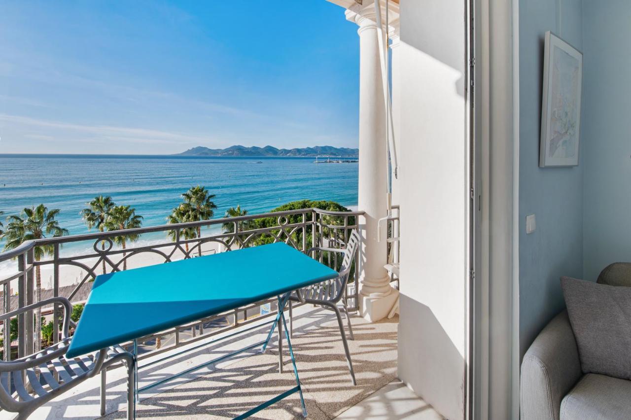Palais Miramar - Suite Blue Room - Vue Mer -Croisette Emplacement Unique - 20M Plage - Wifi - Clim Κάννες Εξωτερικό φωτογραφία